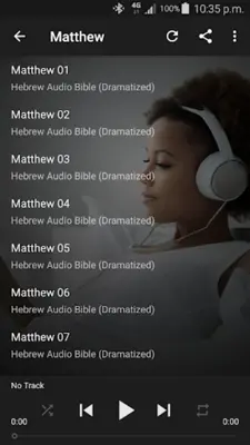 Hebrew Audio Bible android App screenshot 9