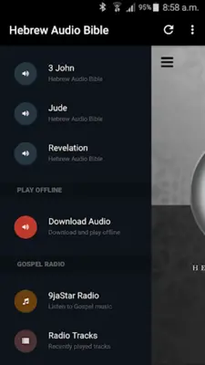 Hebrew Audio Bible android App screenshot 13