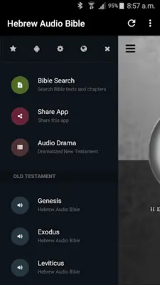 Hebrew Audio Bible android App screenshot 14